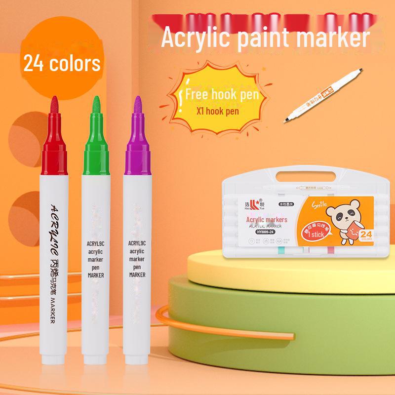 Acrylic Waterproof Painting & Graffiti Shoe Marker Set – Smooth, Durable DIY Art Pens