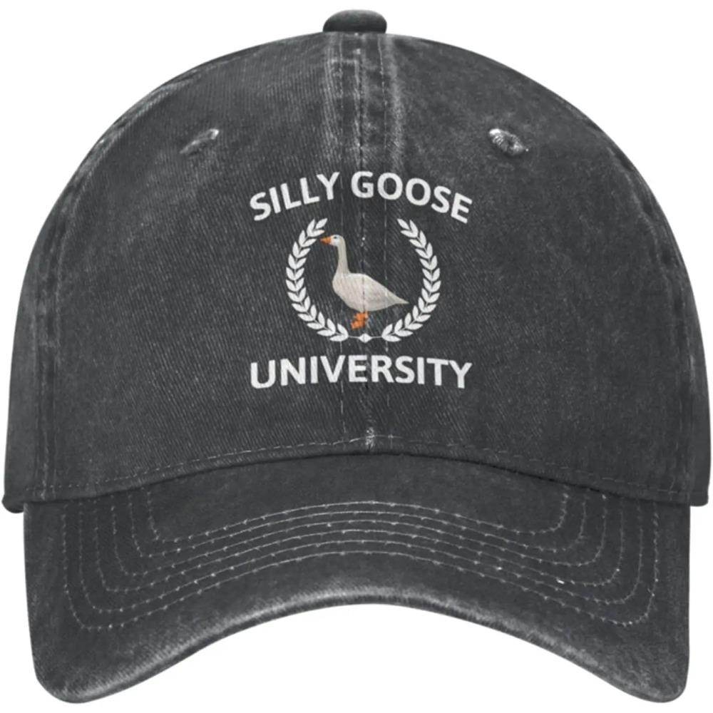 Шляпа Silly Goose Шляпа Silly Goose University Шляпа для женщин и пап, забавная кепка