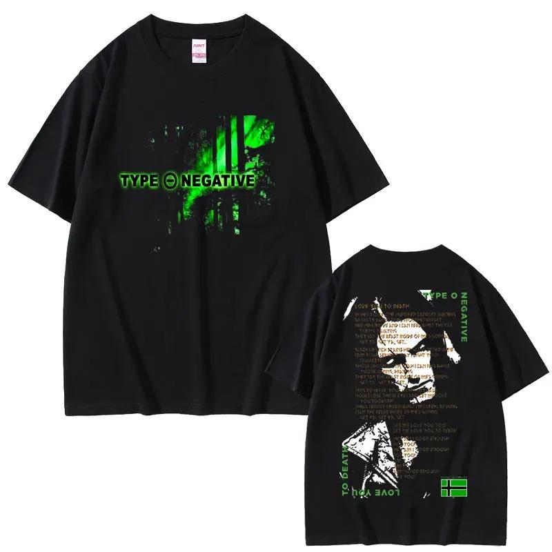 2026 Рок-группа Type O Negative Suspended In Dusk Базовая футболка Мужская Женская Модная Повседневная Футболка Мужская Винтажная Оверсайз Топы Футболки