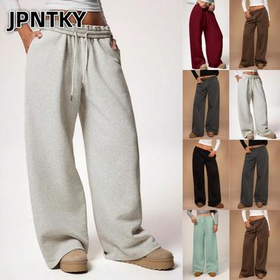 Женские модные повседневные брюки и капри JPNTKY однотонные с принтом