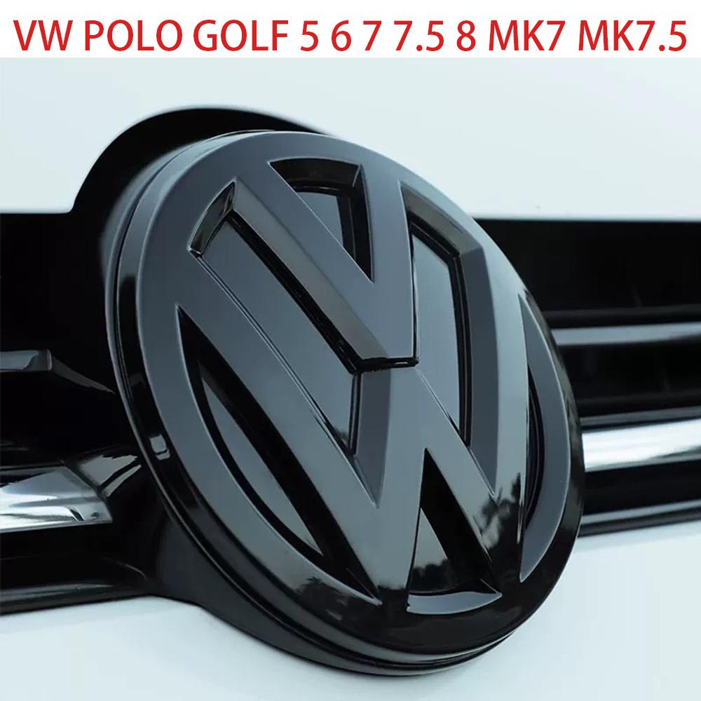 YKPSC1 Car Logo Front Grille Rear Trunk Decoration Sticker Accessories For Volkswagen GTI Golf Polo 6 7 Passat VW CC Tiguan T-ROC Jetta