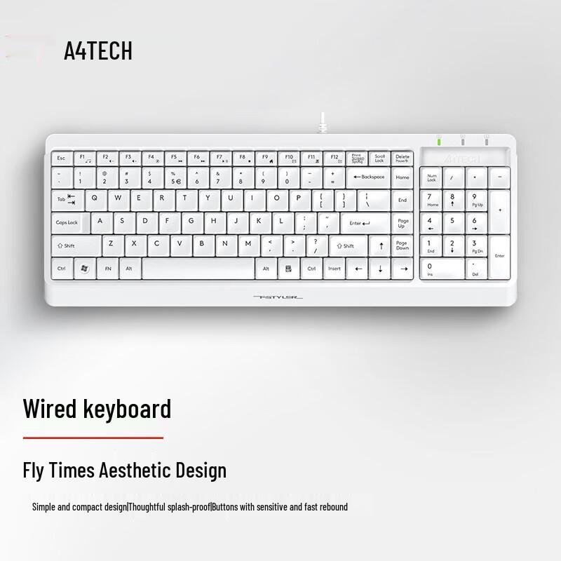 Проводная мембранная клавиатура A4tech FK15