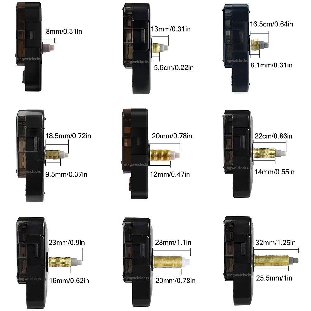 Сканирующий часовой механизм Деревянные указатели Настенные часы Детали Бесшумное движение часов
