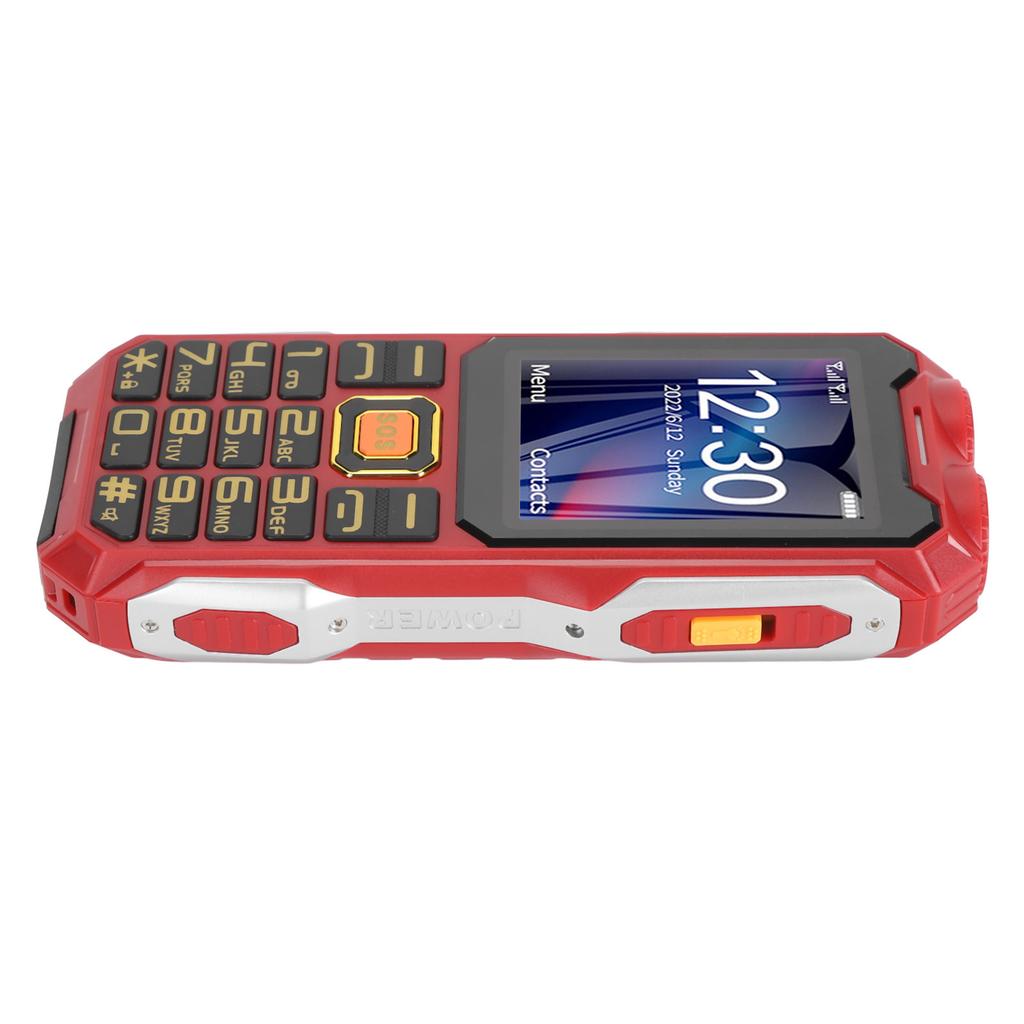 4G прочный старший сотовый телефон 2,6-дюймовый экран большая кнопка 16800 мАч двойной светодиодный фонарик иностранный