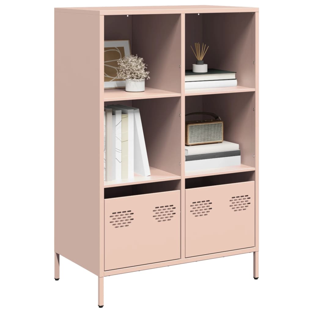 Highboard Pink 68x39x103.5 cm Steel