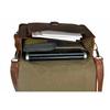 Men's Vintage Leather Messenger Briefcase Satchel Laptop Office Shoulder Bag