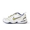 Air Monarch 4 Износостойкие Нескользящие Низкие Массивные Кроссовки Унисекс Желтый Белый 415445-102(Команда354-)