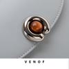 VENOF Saddle Bags Original Designer Luxury Brand Handbag Female Shoulder Crossbody Purse Fashion Women's Bag
