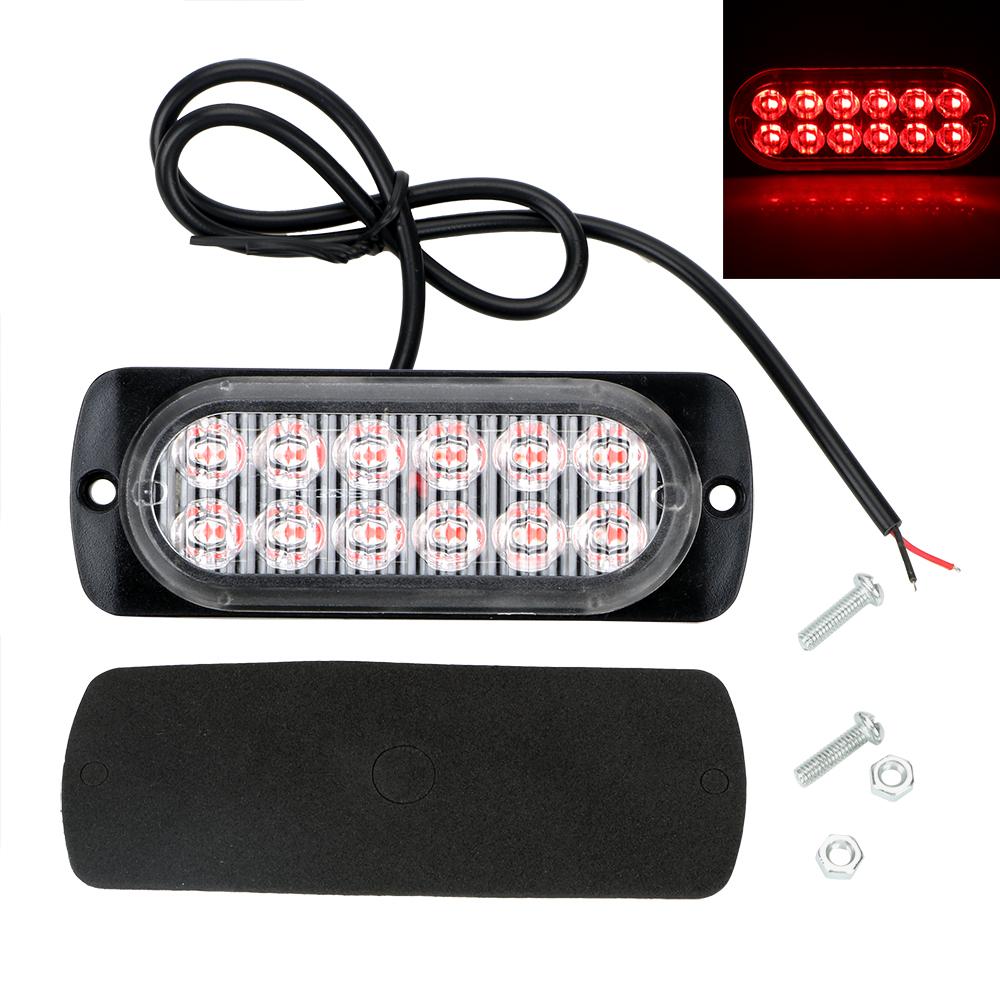 Автомобильные фары в сборе, аварийный боковой фонарь для грузовика, 12 светодиодов, 18 Вт, сигнальная лампа для стайлинга автомобиля, светодиодная сигнальная лампа