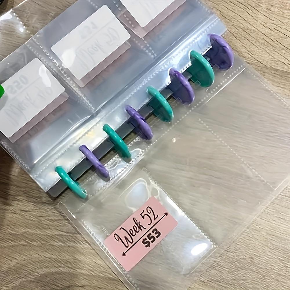 1 шт. Папка-регистратор для сбережений, 52 недели сбережений, многоразовая бюджетная книга для планировщика экономии денег, Рождество, Хэллоуин, День благодарения