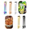 Colorful Sugar Tong Stainless Steel BBQ Clip Food Serving Tool Ice Cube Tong  Hotel