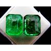 21.80 Ct Natural Colombian Emerald Green   Emerald Cut Loose Gemstone
