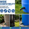 Downspout Collector Rain Barrel Spigot 3/4 GHT Thread Rain Barrel Kit  Outdoor Garden