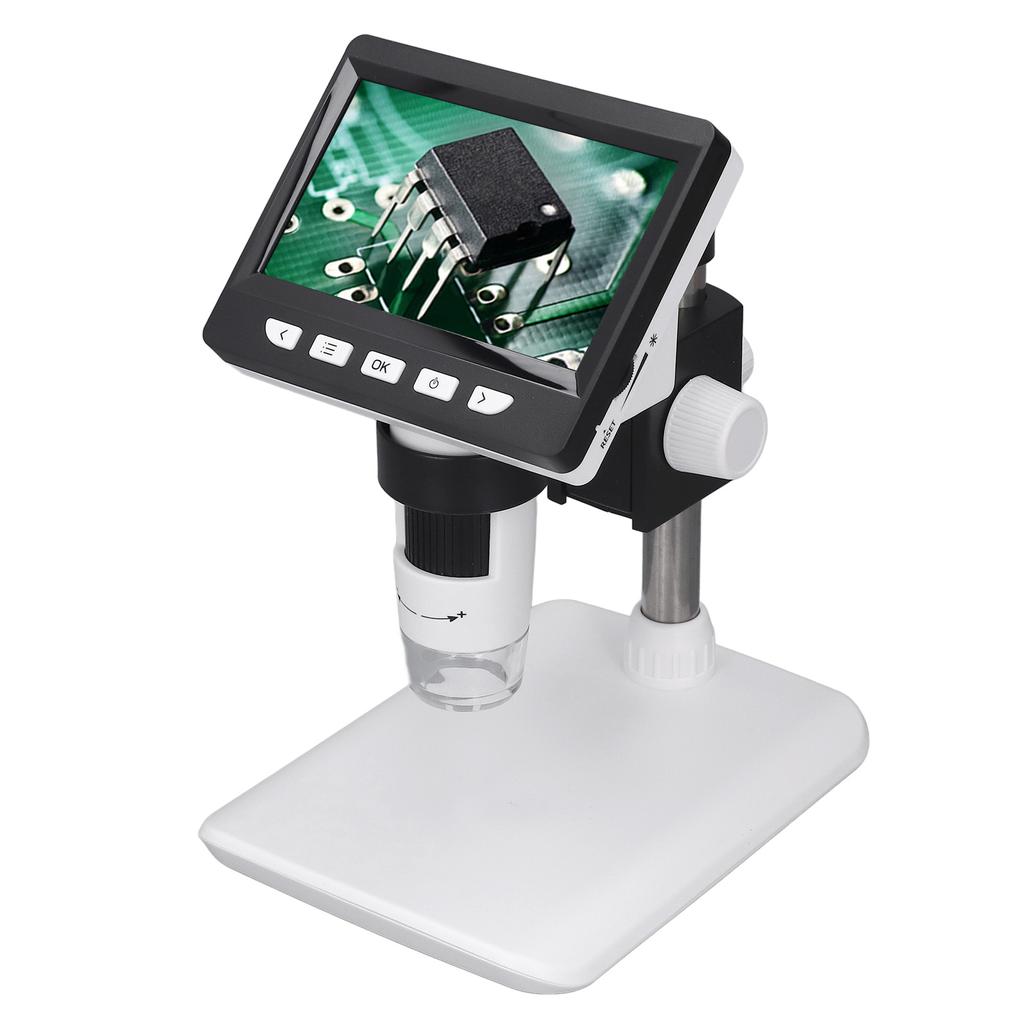1000X Digital Microscope 4.3 Inch IPS Screen LCD Display Electronic Magnifying Glass for Jewelry Wat