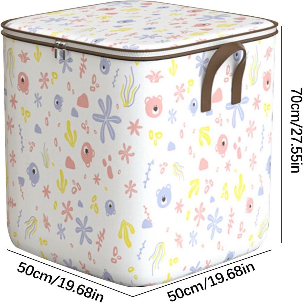 With Durable Handle Quilt Storage Bag Closet Storage Box  Toy Storage And Sorting Box