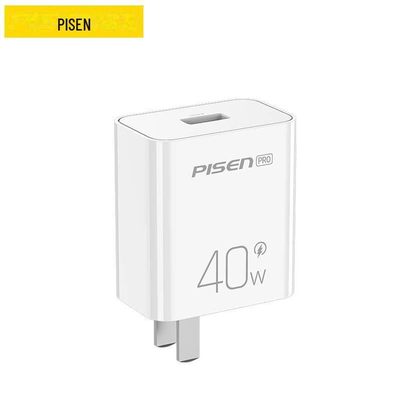 PISEN 20W Мини-зарядное устройство с двумя портами A+C - Быстрая зарядка для Apple и Huawei