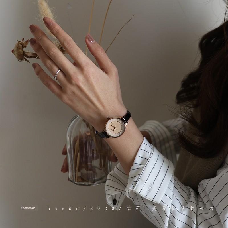 Julishi Watch for Female Students, Simple and Elegant, 2026 New Model, Summer Small Dial, Compact, Niche, Light Luxury for Women