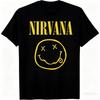 2026 ГОРЯЧАЯ РАСПРОДАЖА Новая футболка рок-группы Nirvana в стиле хип-хоп для мужчин и женщин, оверсайз, Y2K, повседневная, свободная, для улицы, унисекс, с коротким рукавом