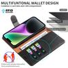 Compatible with iPhone 17 Pro Max phone case, Apple 16E phone cover, 15 card slot flip cover protective case