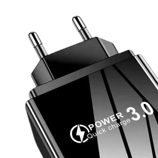 Многопортовое PD-зарядное устройство с 3 портами USB Type-C, адаптер быстрой зарядки, компактное дорожное зарядное устройство для iPhone, безопасная защита