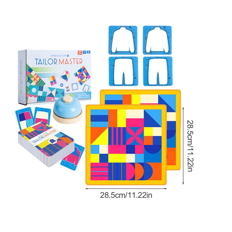 Tailor Master Battle Game Children Toys Funny Table Game Color Shape Interactive Montessori Educational Toys