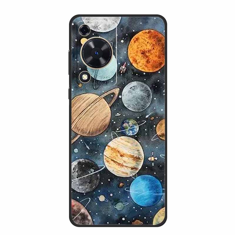 Чехол для телефона Huawei Nova Y72s Y 72 s Черный силиконовый мягкий задний чехол для Huawei Nova Y72 Y63 Чехол Y 63 Оболочка
