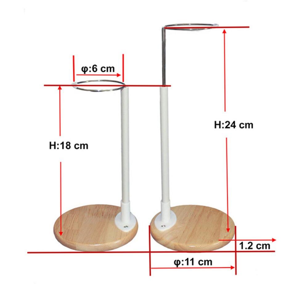Wooden Base Doll Stands Adjustable Action Figure Stand New Doll Display Holder  Organizer Bracket