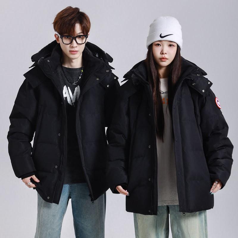 Couple Winter Puffer Jacket Mens Womens Outdoor Workwear Thick Warm Fashion Casual Coat