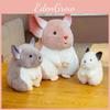 Simulation Plush Totoro Toys Cute Gray Mouse Dolls Cartoon Postures Sitting