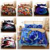 Fish Bedding Set, Fancy Carp Duvet Cover, Pillowcase 2/3pcs, Single Double Bed Cover, Gift, Home Textile, Good Luck, Symbolic Cover