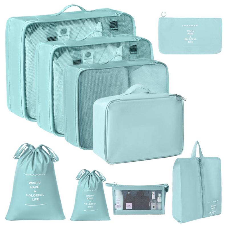 6/7/8/9/10 шт. Набор дорожных органайзеров для хранения сумок для чемоданов, набор кубиков, чехлов, переносных чемоданов, одежды, обуви, аккуратных складных мешочков