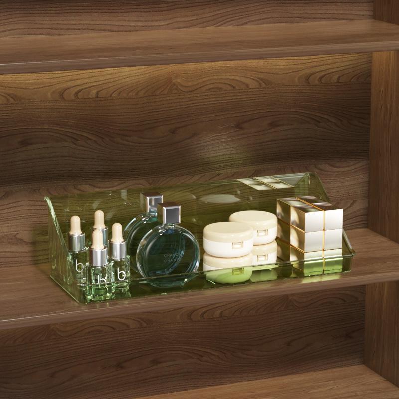 Yiyi Зеркальный шкафчик для хранения для туалетного столика в ванной - Органайзер для помады и косметики