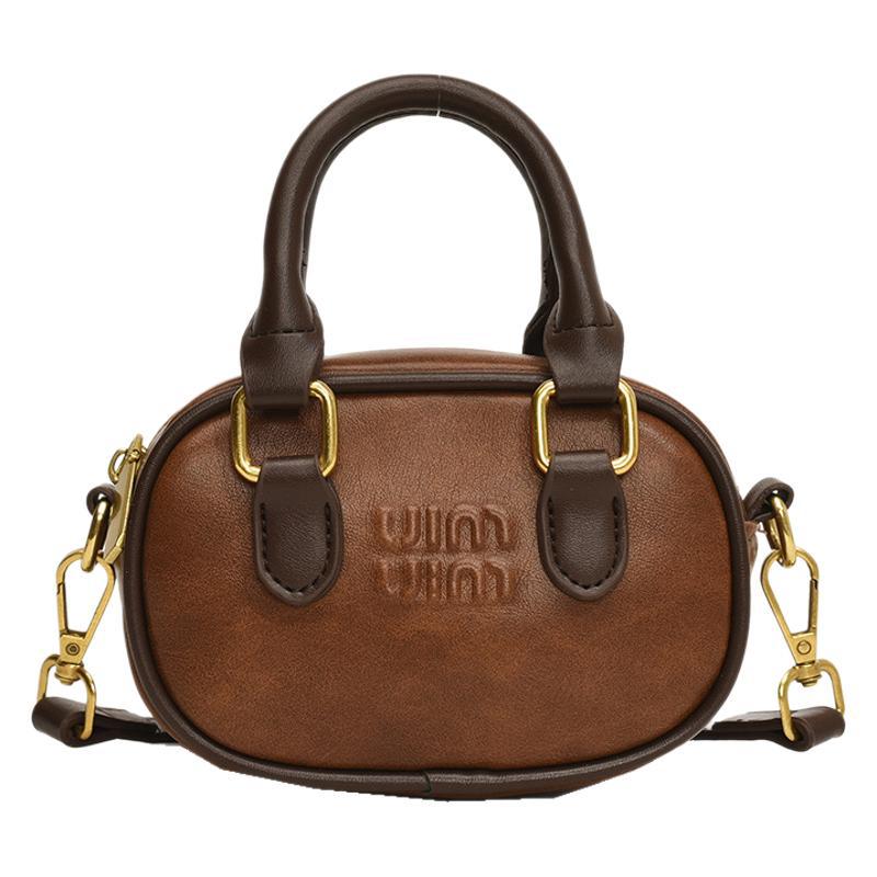 Retro Mini Small Bag 2025 New Women's Bag Simple Fashion Messenger Bag Popular Versatile Portable Small Square Bag Tide