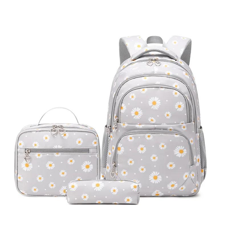Primary School Bag Backpack for Kids Backpacks for School Teenagers Girls School Bags for Girls Orthopedic Backpack Set 3