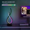 2026 Светодиодная настольная лампа для спальни прикроватная RGB цветная креативная декоративная mood в форме сердца винная светодиодная настольная лампа-бар питание от USB