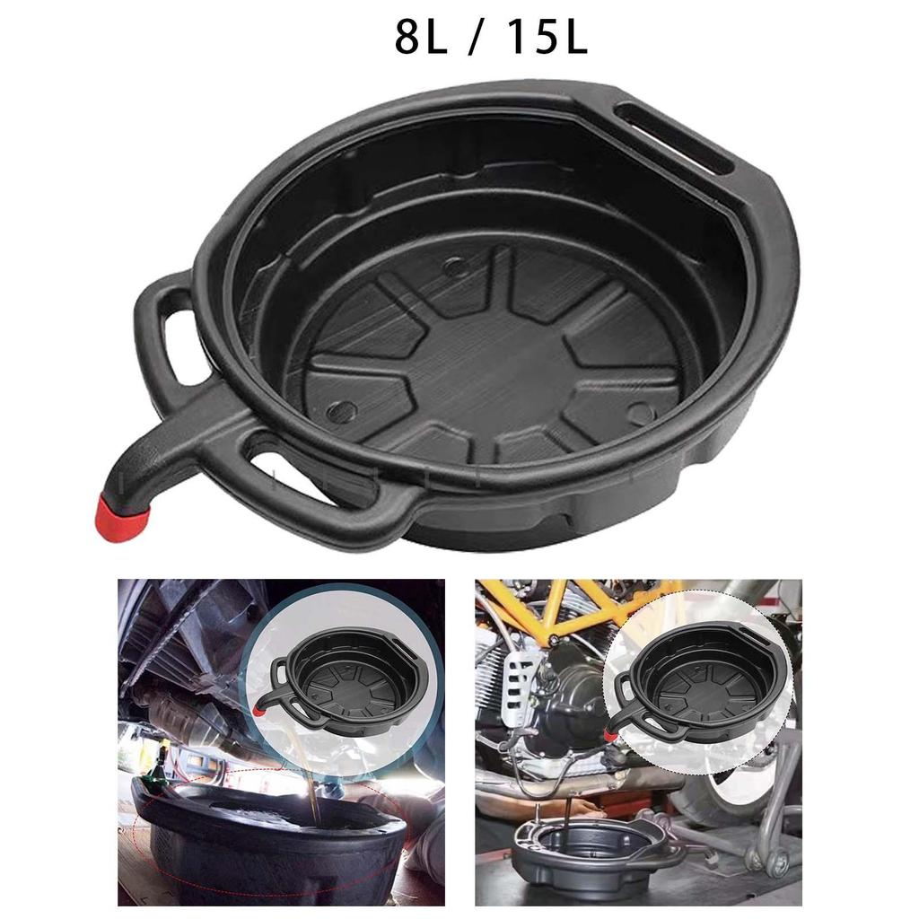6L-15L Oil Drain Pan Pan Tool Prevents Spills Accessories Waste Storage Car Oil Change Cleaning Anti Freeze Oil Storage Pan Tray