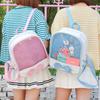 Y2K Cute Mini Backpack Clear Transparent Women Kawaii Backpacks Large Capacity Ita Backpack School Bags For College Student