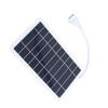 High Efficiency Portable Solar Charger 5V 2W Solar Cell Panel USB Solar Charger  Emergency Use