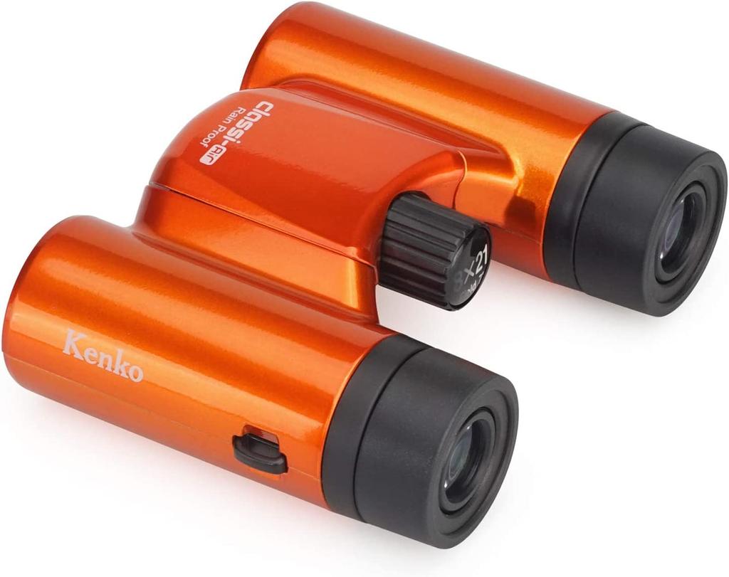 Kenko Binoculars for Concerts Roof Prism Type 8x 21 Caliber Ultra Light Compact Orange 021354 Classi-air 8×21DH Multi-Coating