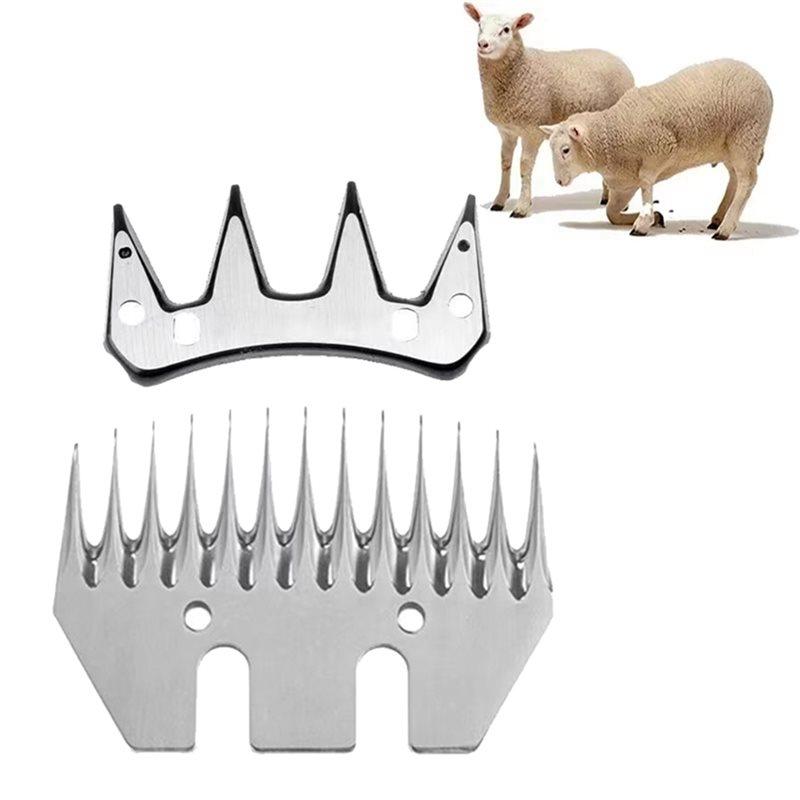 A84E-For Oster Lister Heiniger 13 Tooth Detachable Animal Trimmer Blades For Goats Sheep Clippers For Lambs Alpacas Horses B