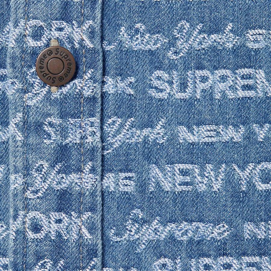 Supreme Multi Type Jacquard Denim Shirt SUP-FW22-613