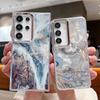 Чехол с покрытием, линзой, песчаником, мрамором для Samsung Galaxy S24 S23 S22 Ultra S21 S20 FE A33 A34 A52 A53 A14 A15 A25 A35 A55 A54 5G