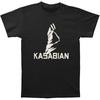 Kasabian Ультра Лицо 2004 Тур Приталенная футболка XX-Большой Черная Унисекс Футболка