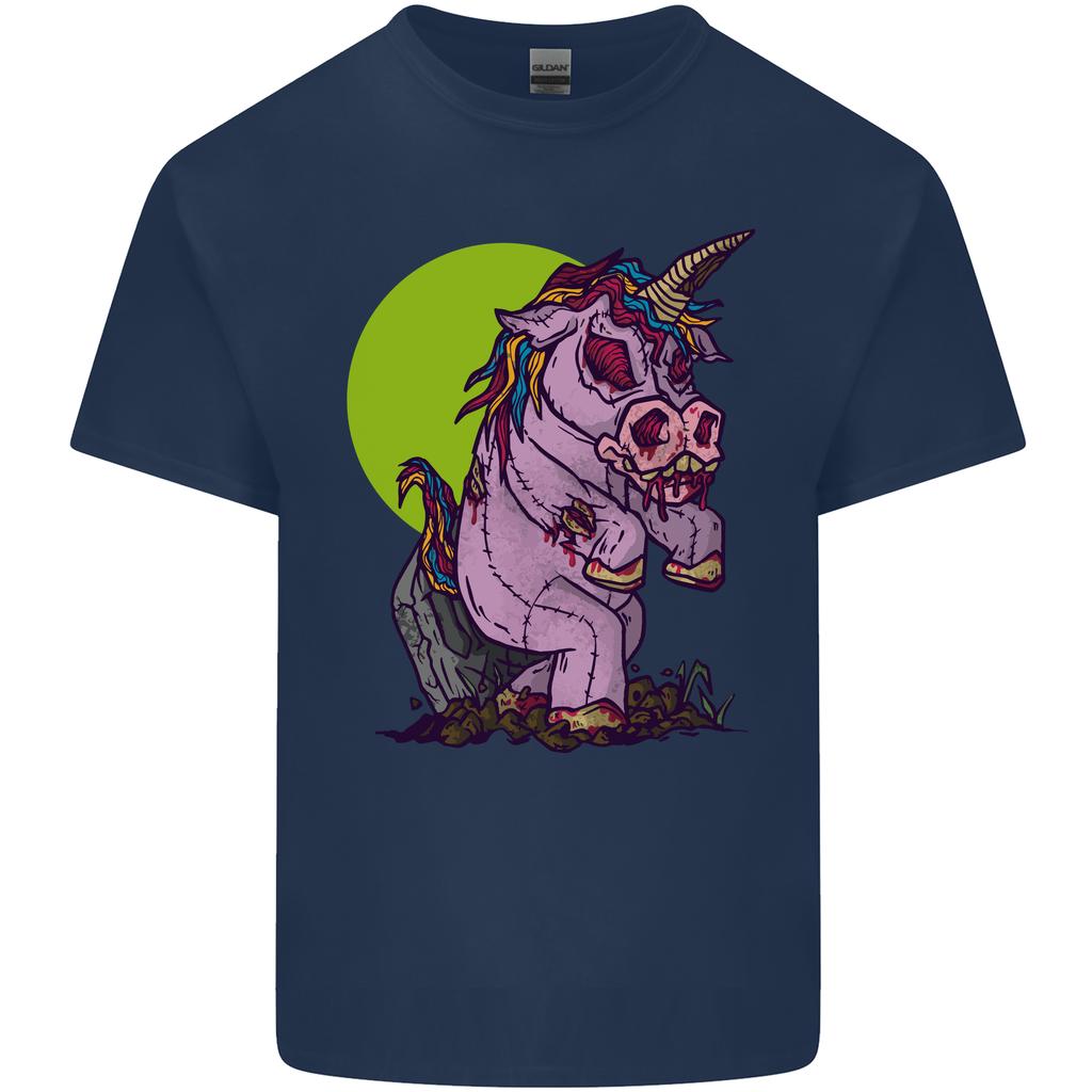 A Zombie Unicorn Funny Halloween Horror Unisexs Light Cotton TShirt
