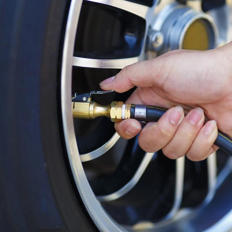 Автомобильный воздушный патрон для накачивания шин, клапанный соединитель, зажимной адаптер, автомобильный латунный 8-миллиметровый клапан для накачивания шин, прямая поставка