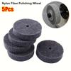 1/5Pcs 3" Polishing Wheel 3/8" Shaft Hole Abrasive Wheel for Benchtop Buffers and Grinders
