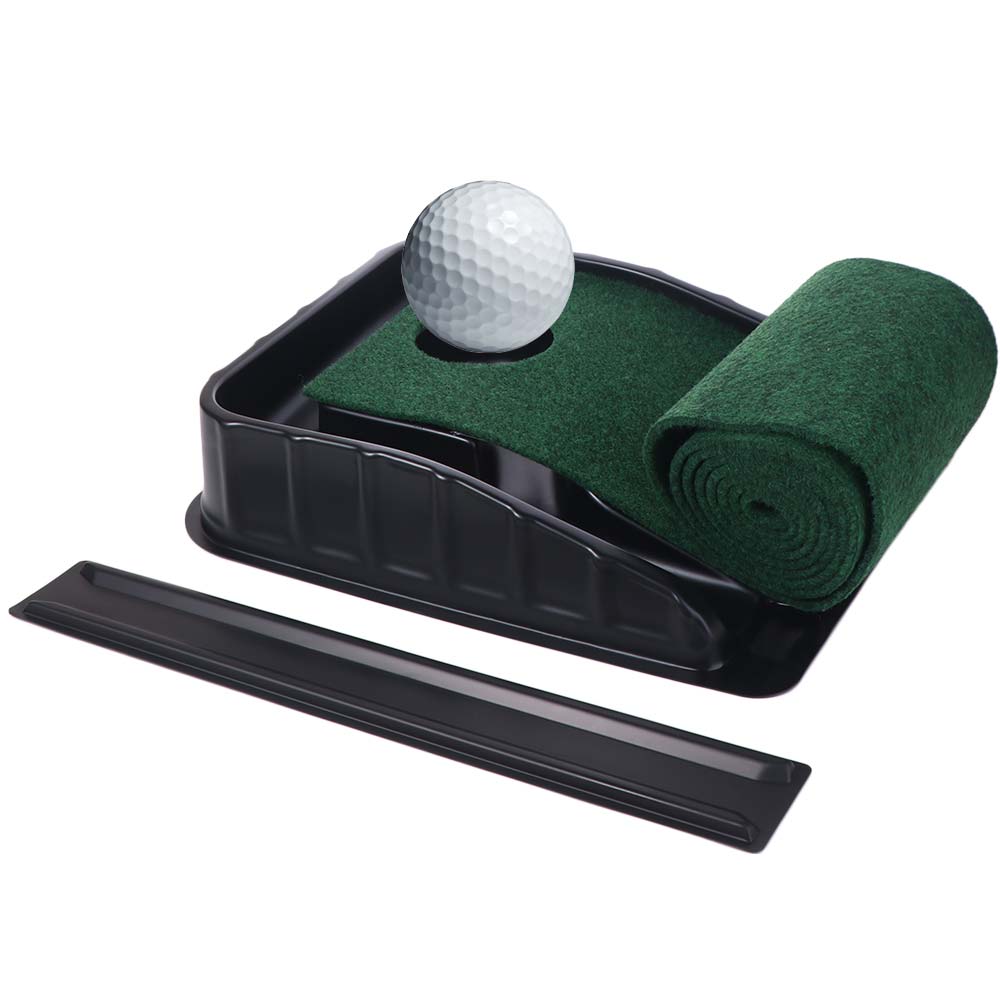 Auto Ball Return Putting Green Mat Fairway Trainer Golf Putter Trainer Golf Supplies