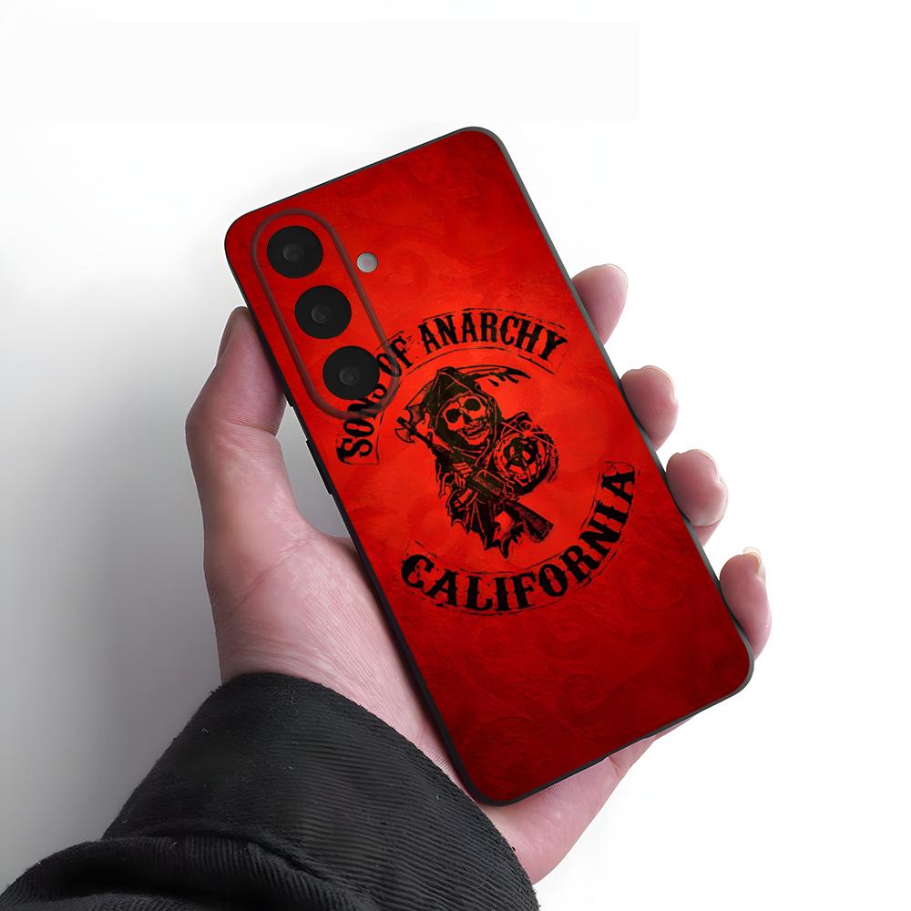Чехол для телефона S-Sons Of Anarchy TV для Samsung S26 S25 Plus S20 S20 Plus S22 Ultra S23 FE S21 Plus S21 Ultra Мягкий чехол