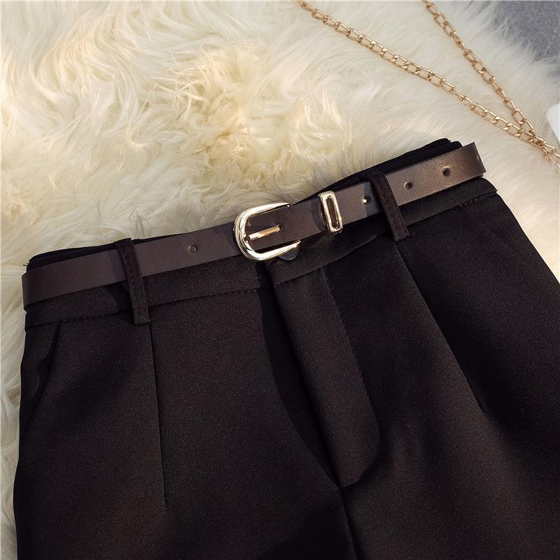 Шорты, женские широкие брюки трапециевидной формы с высокой талией, свободные брюки