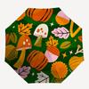 1pc Autumn Foliage Automatic Open/Close Folding Umbrella - Compact 8-Rib Design, Daily Use, Perfect Gift for Friends & Family yy251124193